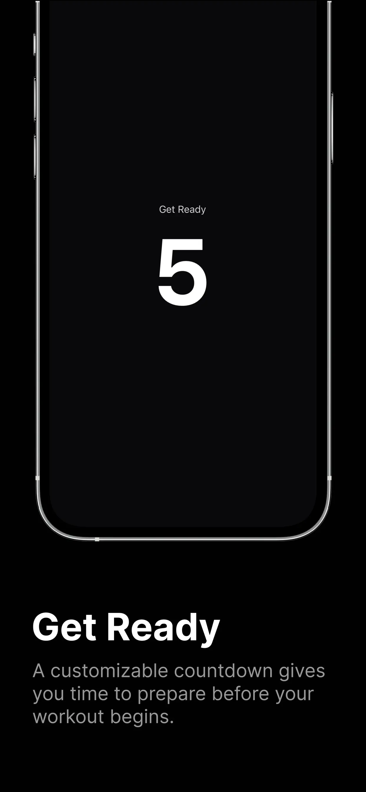 Workout Timer - Countdown screen