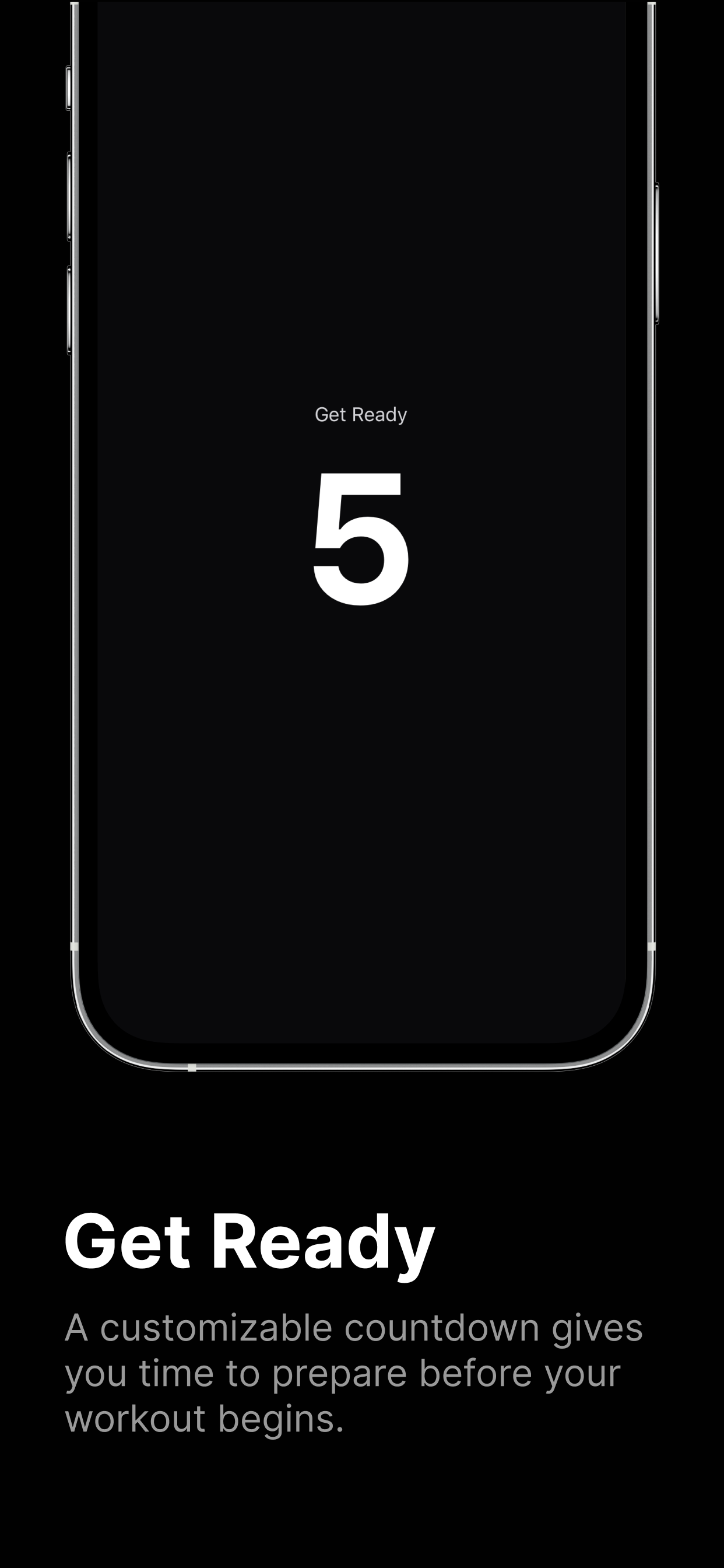 Workout Timer - Countdown screen
